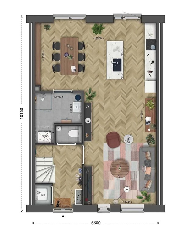 mediumsize floorplan